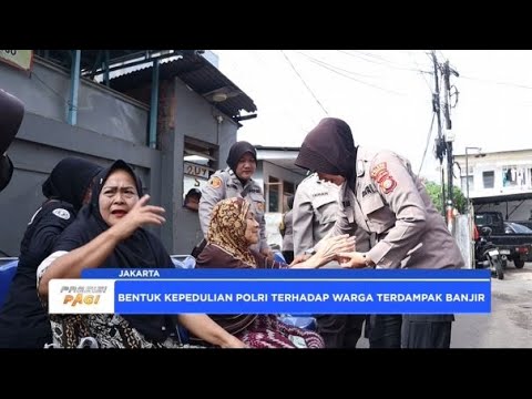 POLRES JAKTIM GELAR KEGIATAN BAKTI KESEHATAN WARGA TERDAMPAK BANJIR