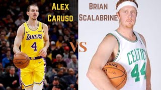 Blacktop Showdown (Alex Caruso  VS Brian Scalabrine) BATTLE of the GOATS