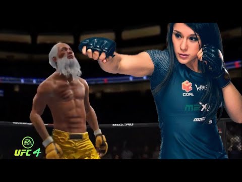 UFC4 | Old Bruce Lee vs Lady MMA (Hardest AI)