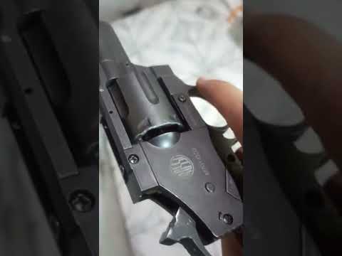 ATIRANDO COM REVÓLVER CO2 MODIFICADO PARA .22