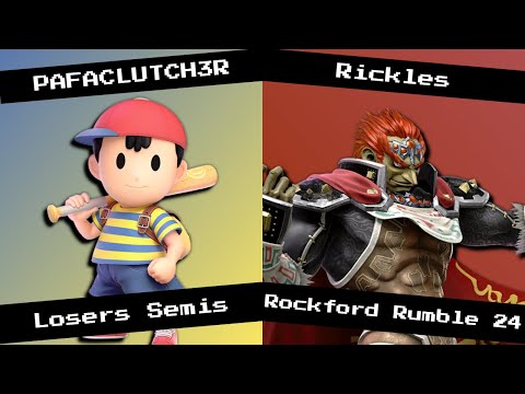 Losers Semis - PAFACLUTCH3R (Ness) vs Rickles (Ganondorf) Rockford Rumble 24