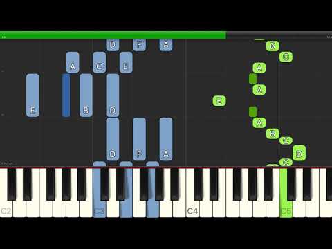Traditional Catalonian Carol - Fum, Fum, Fum - Easy Piano with Chords