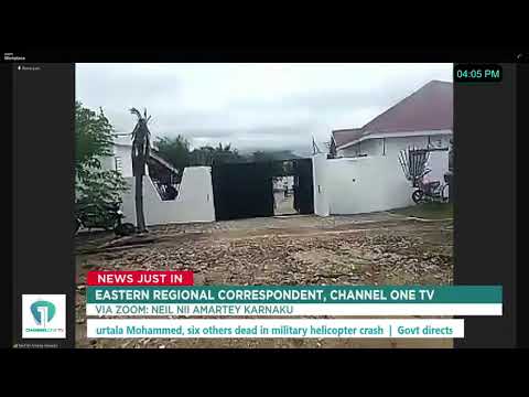 “He Was Her Only Child” — LIVE from Dr. Omane Boamah’s Family Home as VP, Chief of Staff Arrive