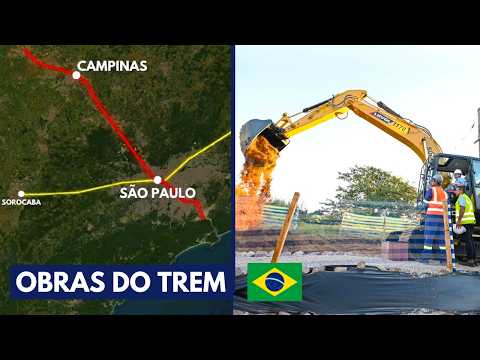 Começou a Construção do Trem Intercidades: Veja as Etapas e Prazos