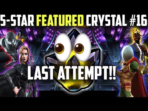 5-Star Featured Crystal Opening #16 - LAST ATTEMPT!!! - Marvel Contest of Champions