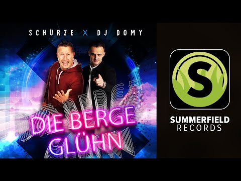 Schürze X DJ  Domy - Die Berge Glühn