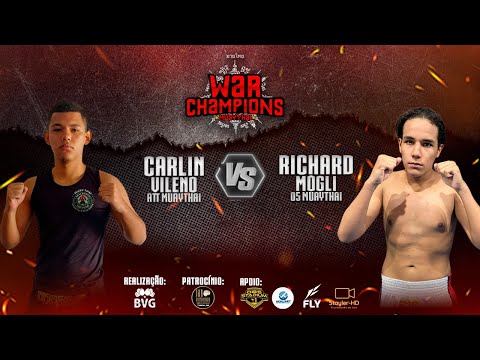 War Champions 3 - Carlin Vileno Att muaythai vs Richard Mogli  05 Muaythai