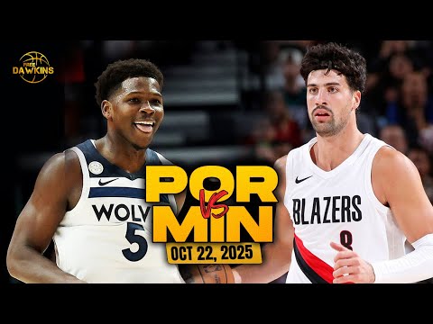 Minnesota Timberwolves vs Portland Trail Blazers Full Game Highlights | Oct 22, 2025 | FreeDawkins