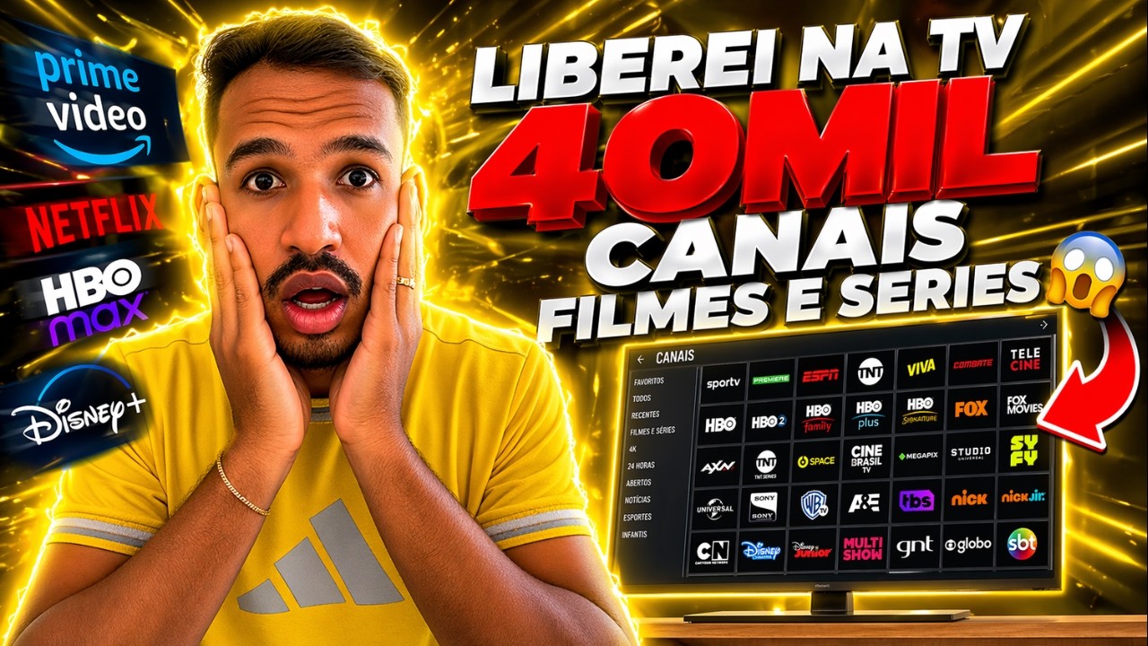 TRANSFORMEI MINHA TV COM ESSE IPTV! VÁRIOS CANAIS, FILMES E SÉRIES! VEJA O QUE EU FIZ!