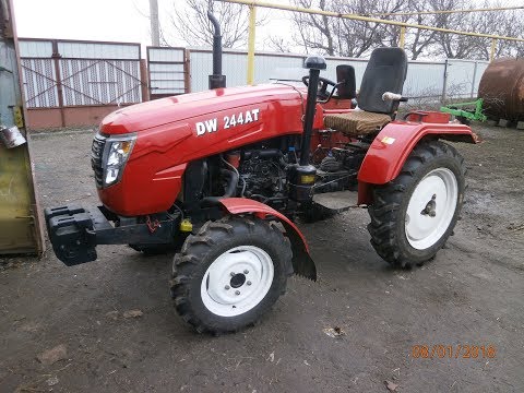 отзыв и доработки китайского мини трактора DW 244 AT