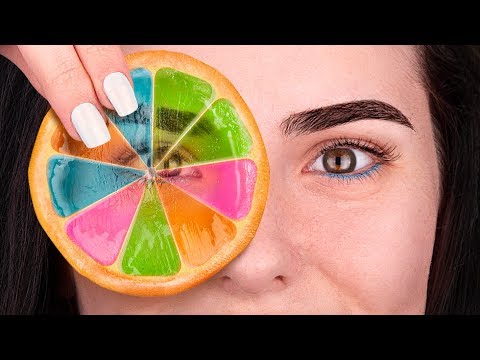 Обычная еда против желейной! Челлендж – 10 идей!