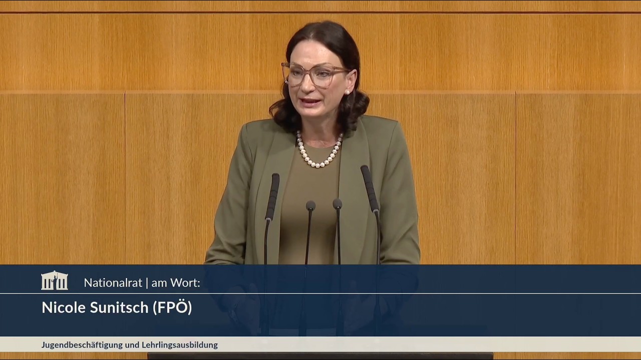 Nicole Sunitsch - Jugendbeschäftigung und Lehrlingsausbildung - 14.10.2026