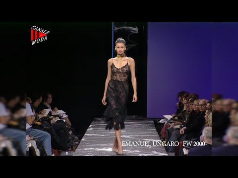 EMANUEL UNGARO Fall Winter 2000 Paris 4K - Canale Moda