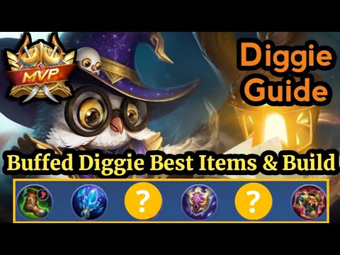 New Buffed Diggie Best Build high CDR // Diggie Build Guide // Mobile Legends Diggie Gameplay