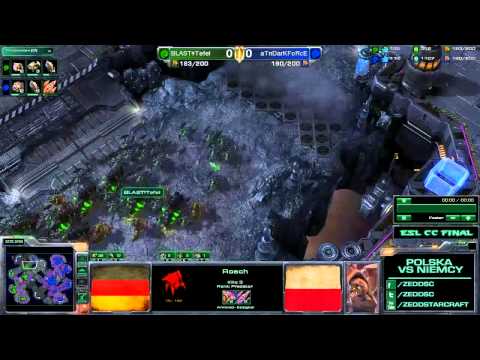 ESL CC Finał - Polska vs Niemcy - Set 3 - Tefel(Z) vs Darkforce(Z)