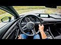 2022 Mazda 3 2 0 SkyActiv X 186 HP 0 100 POV Test Drive 1383 Joe Black