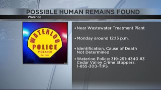 Human remains found near Wastewater Treatment Plant in Waterloo
