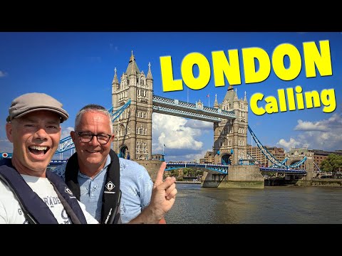 Narrowboat on the Tidal River Thames - Teddington to Limehouse. Ep. 120.