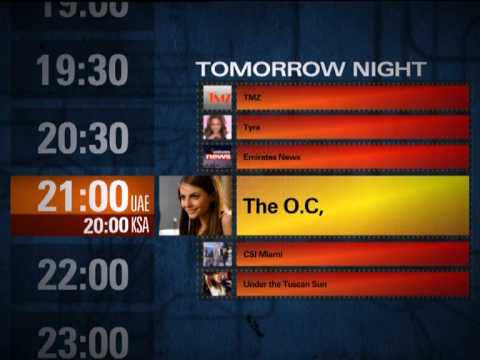 Dubai One - programme line-up for June 18th 2008