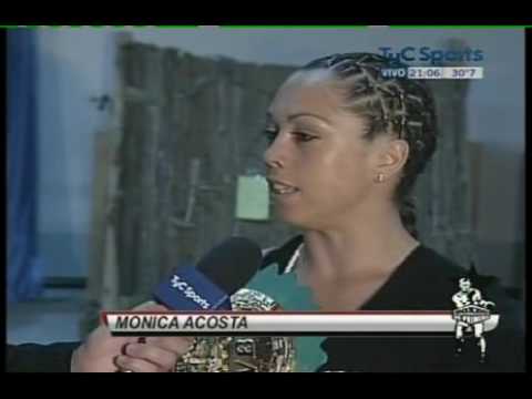 HABLA LA GATA ACOSTA MINUTOS ANTES DE PELEAR