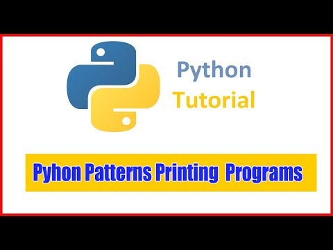 21 Symbols Pattern Design Code Python Programming