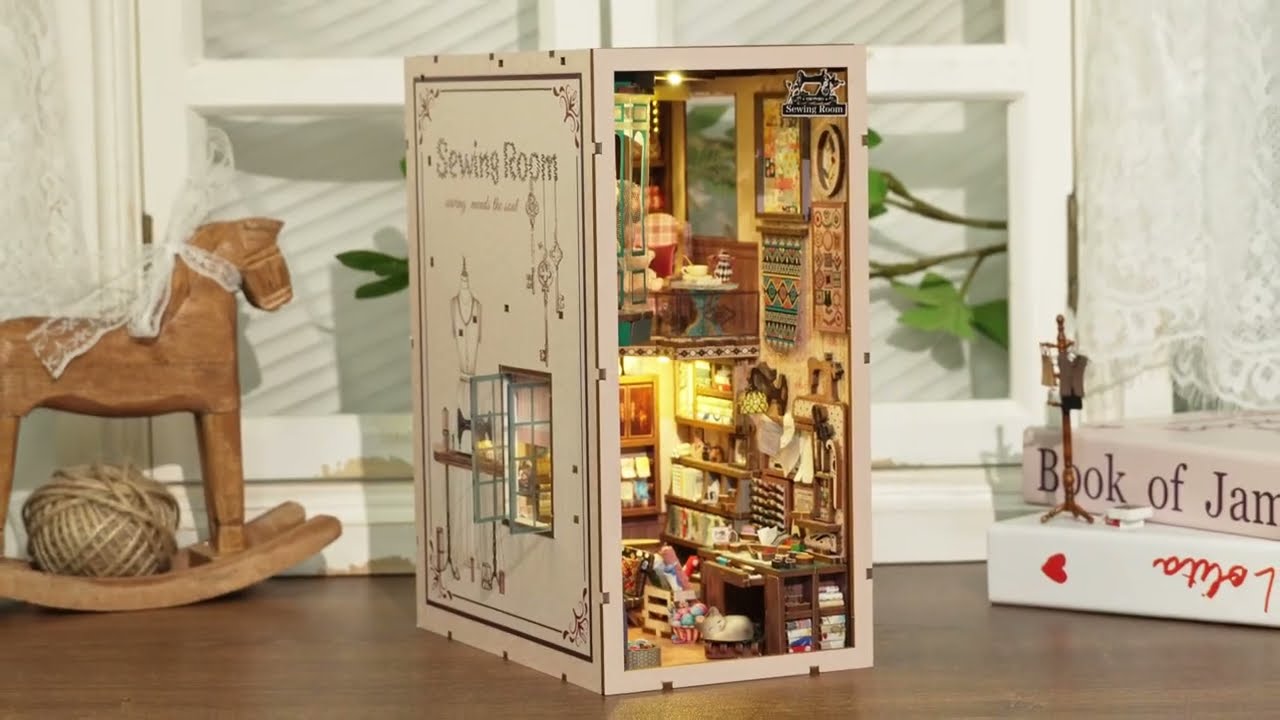 🧵 When was the last time you made something just to feel calm again?#booknook #miniature #diy