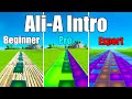 Ali-A Intro Beginner vs Pro vs Expert (Fortnite Music Blocks) - Code in Description