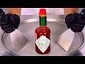 Tabasco Ice Cream Rolls ASMR