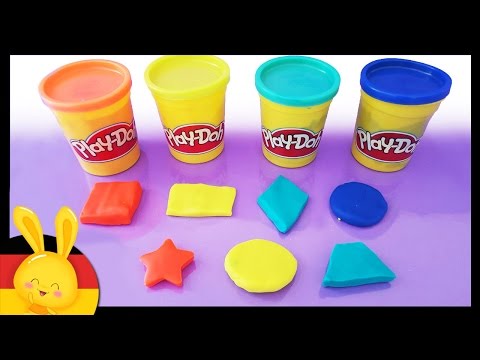 Die Formen auf deutsch auf kindgerechte Weise lernen - Play-Doh - Titounis