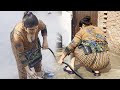 Desi Aunty Village Life Style Desi Aunty Hot Cleaning Vlog Village Girl Daily Routine Work