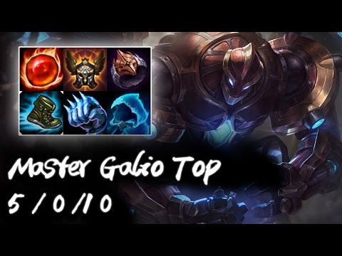 Master Galio Top vs Rammus | Galio is broken | Korea High Elo Replays