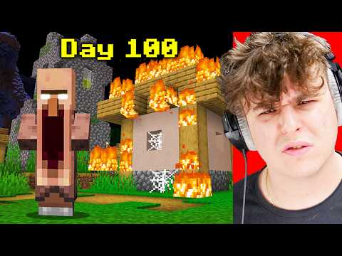 Surviving 100 Days in Banned Minecraft