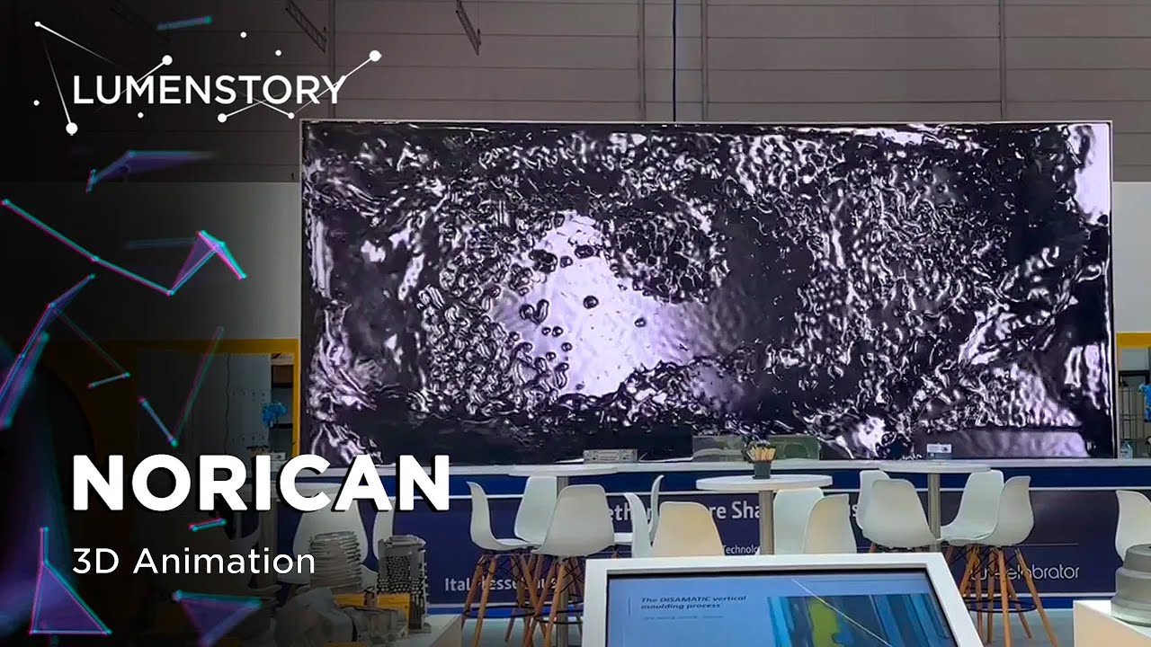 3D Animation of moulding process for Norican | lumenstory