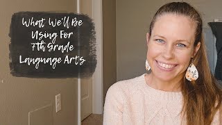 WHAT WE'LL BE USING FOR 7TH GRADE LANGUAGE ARTS // 2024-2025