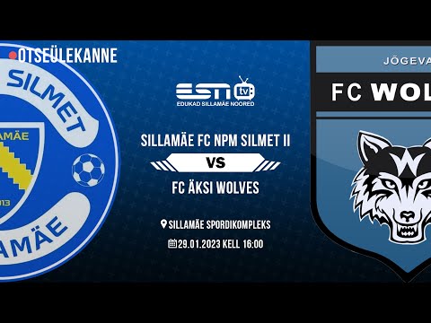 SILLAMÄE FC NPM SILMET II - FC ÄKSI WOLVES / SAALIJALGPALLI ESILIIGA / 29.01.2023 kell 16:00