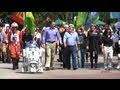 Star Tours 2 Grand Opening Processional With George Lucas Bob Iger Anthony Daniels More