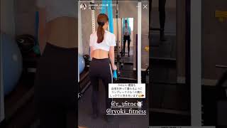 タレント 山根千佳 ジム トレーニング動画 #shorts