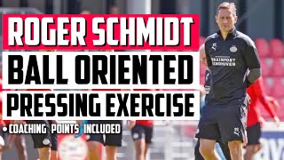 Roger Schmidt (PSV coach) • Ball-Oriented Pressing session
