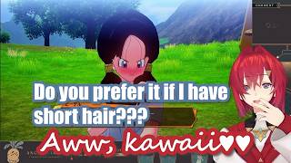 JP VTuber melts over Gohan and Videl’s romance【Eng Sub / Ange Katrina / Nijisanji】