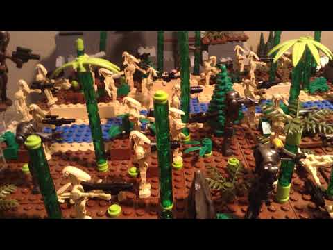 Lego Star Wars Moc - Republic evacuation on Dantooine