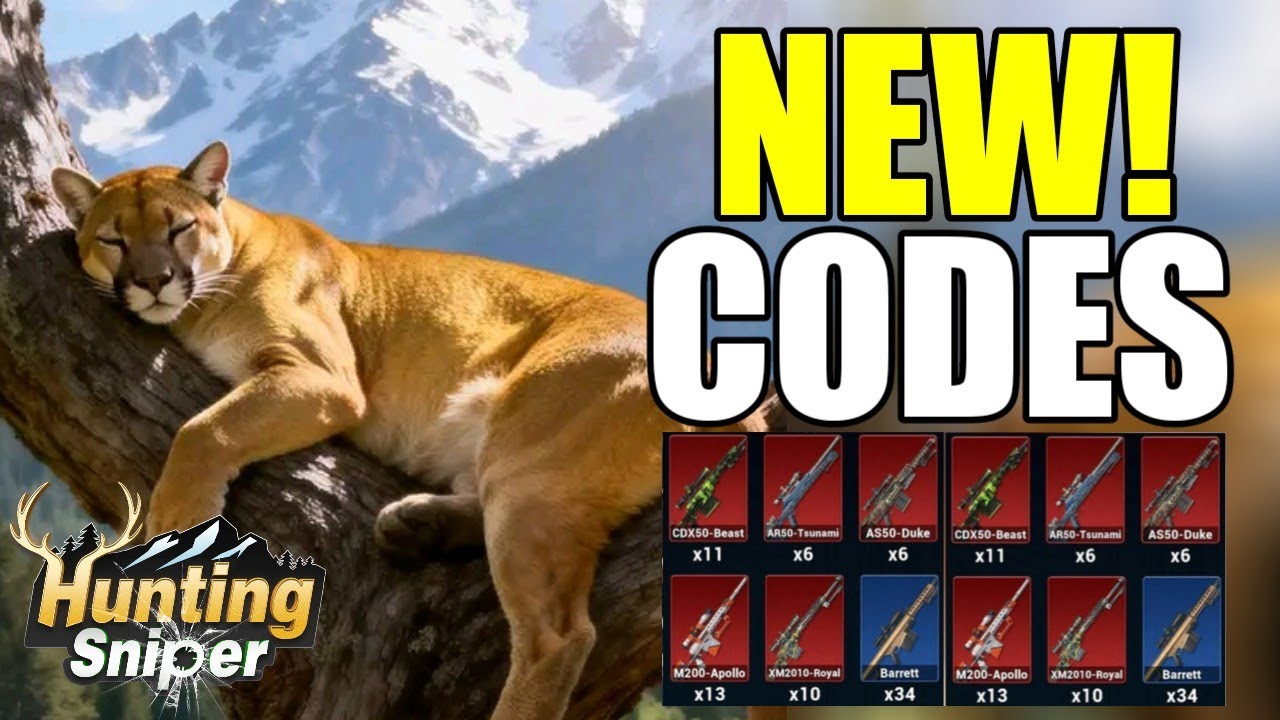 ALL HUNTING SNIPER CODES 6 APRIL 2026 🎁 REDEEM CODE HUNTING SNIPER