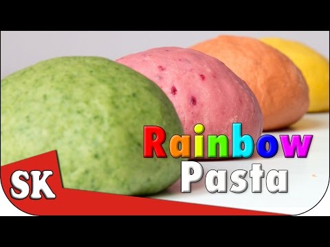 HOW TO MAKE RAINBOW PASTA  - No Food Coloring all Natural