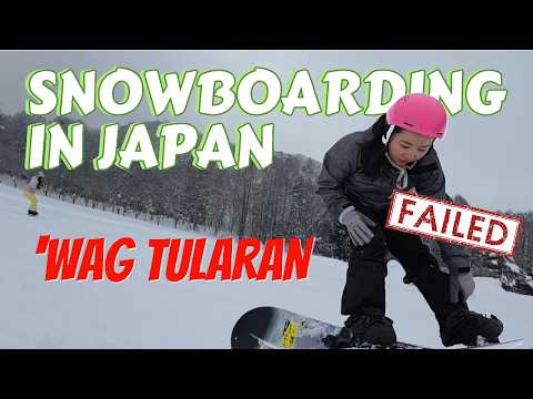 Snowboarding Ryuoo Ski Park + Sora Terrace | Nagano Day Trip Vlog