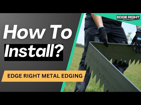 How to Install Edge Right Metal Edging: Bending, Curves & Easy Hammering! 🔨🌿