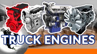 TRUCK ENGINES: Paccar, Cummins, Volvo D-13, Detroit. 4 Most Commonly Used In North American Trucks