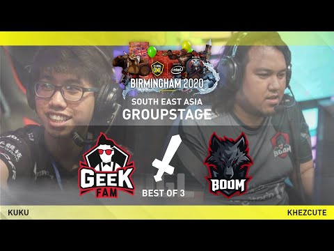 Geek Fam vs Boom Esports Game 3 (BO3) | ESL One Birmingham Online 2020 SEA