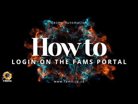 How to Log In to the FAMS Web Portal | Step-by-Step Tutorial