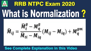 What is Normalization in RRB NTPC Exam 2020? |  RRB NTPC Exam 2020 | Latest update news NTPC EXAM