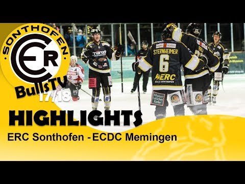 ERC Sonthofen vs. ECDC Memmingen (17.12.2017) - Highlights | ERC Sonthofen
