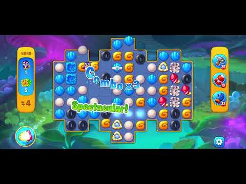 Fishdom Gameplay Level 9868- No Boosters